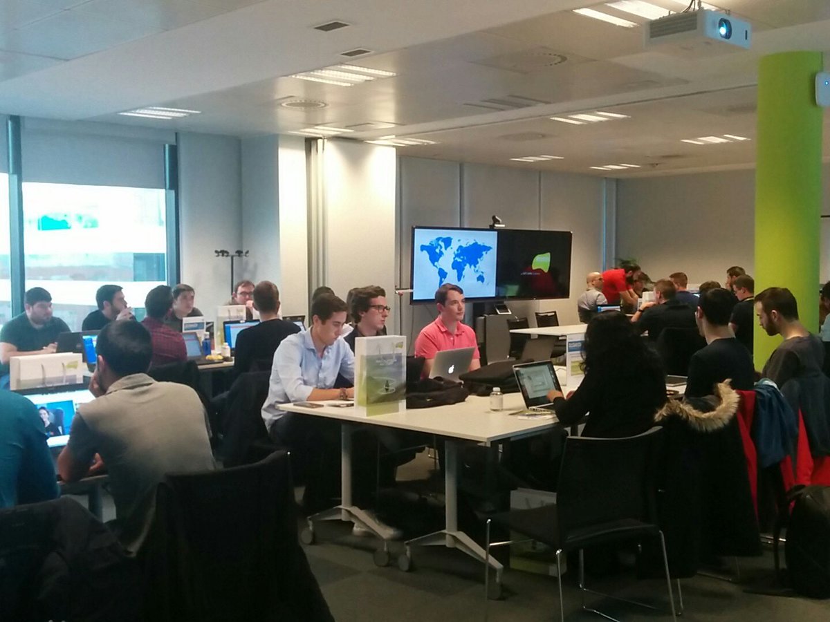 Mariphel's tweet image. Today.. #HashCodeateveris,  at everis office in Madrid...ready, steady, go! #hashcode2019