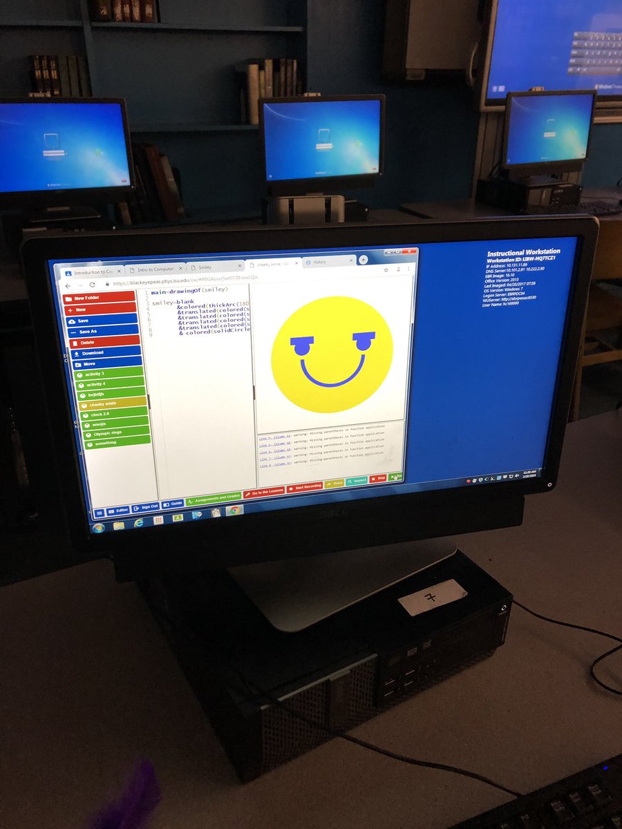 BsTechBuzz's tweet photo. Broadmoor High Coding! Our students are learning amazing things in Ms Dickerson’s class. #DLDay #EBRDLDay #officialDLDay #EbrEdtech https://t.co/b8qdfgujSS