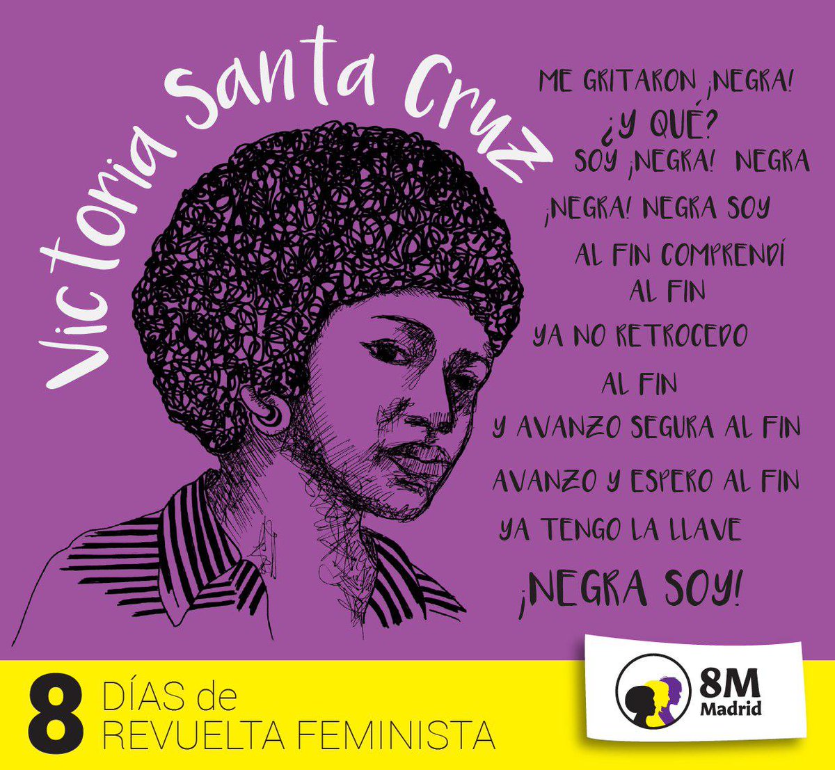 Mañana viernes los #8DiasDeRevuelta comienzan diciendo #CIEsNO 📢
#YoVoy a pedir justicia por Marielle Franco y Berta Cáceres, por todas las asesinadas por el racismo y el colonialismo, porque #PatriarcadoyCapitalAlianzaColonial continuaremos la lucha por la defensa de la tierra