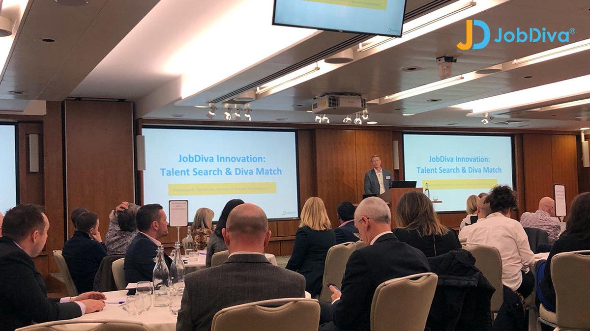 DivaDude's tweet photo. @RecTechNeil from JobDiva talking about "#Talent Search &amp; Diva Match" at #Recruitment Leaders Connect Year Ahead! Didn't get a chance to visit our booth? No worries! Get your fee demo now: https://t.co/c28pkOPocg
#RLCON #SaaS https://t.co/C6hIVzpJXE