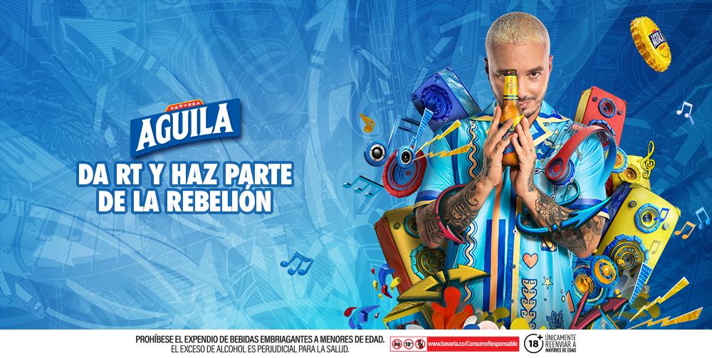 CervezaAguila's tweet photo. Da RT y recibirás la forma de unirte a la rebelión junto a miles de colombianos. #ImagenSinIgual, sabor siempre igual. https://t.co/Shkg3os58b