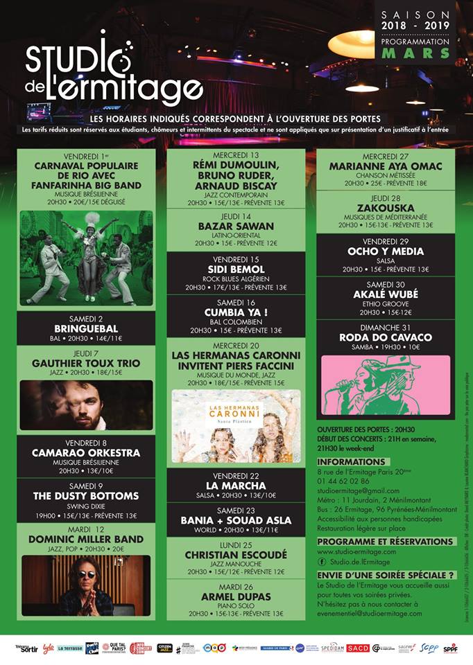 Rendez-vous le 20 mars au <a href="/studioermitage/">Studio de l'Ermitage</a> à #Paris pour fêter la sortie de notre nouvel album "Santa Plástica" avec <a href="/PiersFaccini/">Piers Faccini</a> et des invités surprise!
#musique #music #musica #menilmontant #violoncelle #clarinette #vocal #chant #argentina #argentine #chanson #jazz