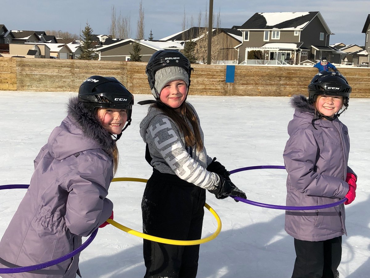 SuperStuRDPSD's tweet photo. It was FINALLY warm enough to get back on the rink this morning! The grade 3’s had a blast, and demonstrated their ability to be resilient, while skating in the sunshine. #GoBandits #RDPSD #RedDeer @ecolebw https://t.co/XZ1fRPIxUE
