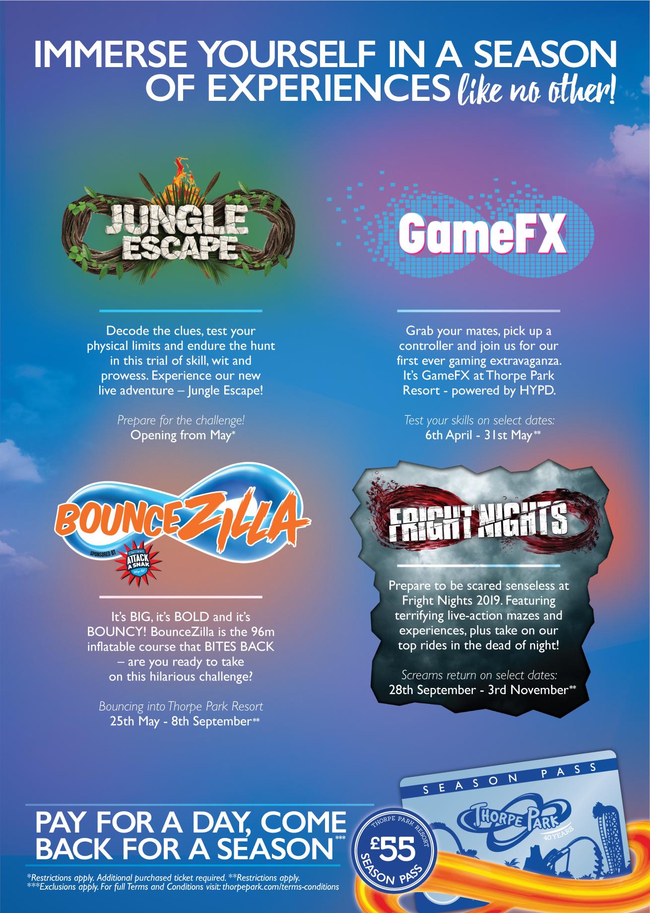 Thorpe Park Official on X: &ldquo;Welcome to 2019 - A season of 