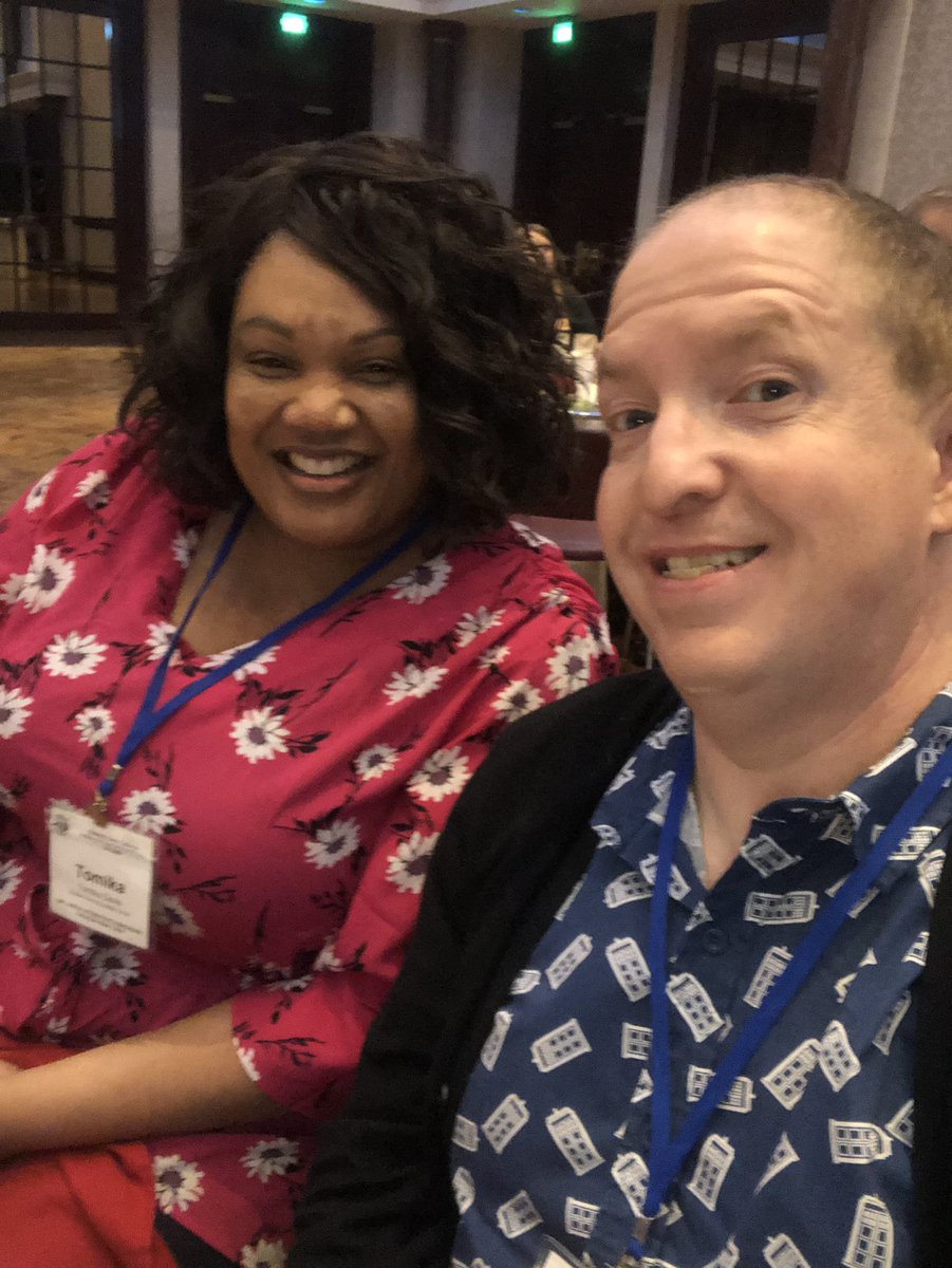 ElonTeacher's tweet photo. Enjoying #nccss19 with my friend & coworker @westerndavis @NCCSS https://t.co/tQ6CbUpDRU