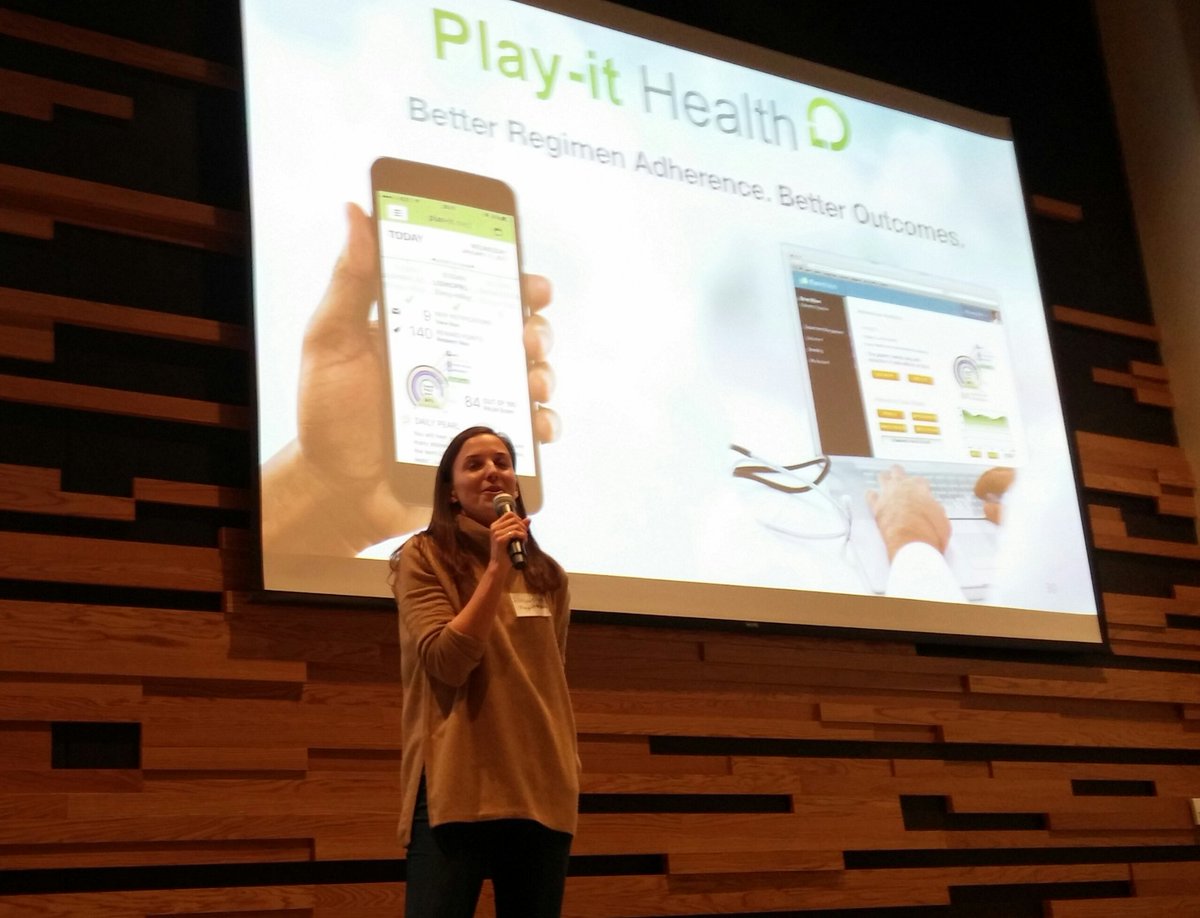 .<a href="/alissalink/">Alissa Link, MPH</a> dishes on <a href="/playithealth/">Play-it Health</a> at Catalyst's micro pitch event #digitalhealth #RPMhealth