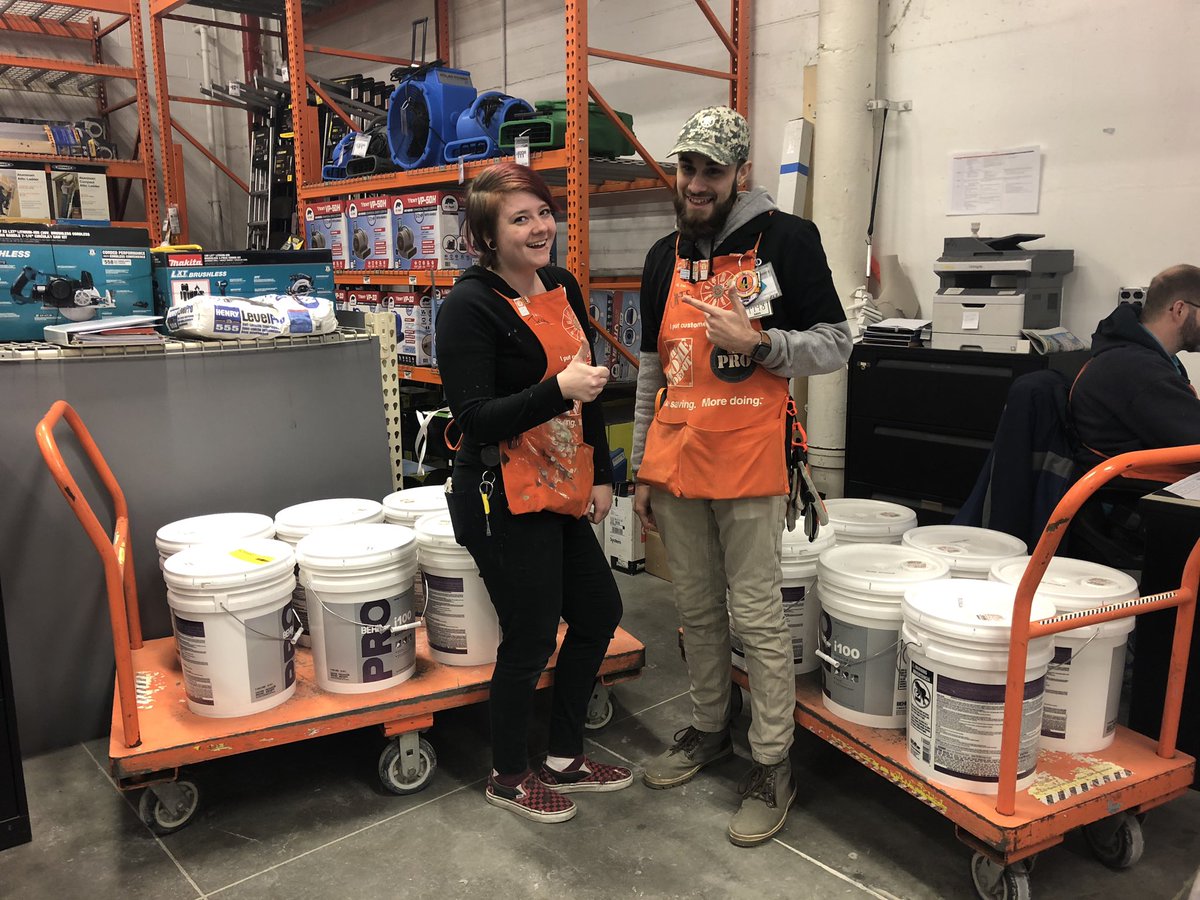 Westfield with a nice 65 gallon sale! Tristen from paint used our PRO paint system to write up the order and James the DH of PRO rang up the customer. What an awesome partnership!! Thanks <a href="/hd8923/">Syamsul Hadi</a> ! <a href="/yankeefan1551/">Matt Canty</a> <a href="/sean_akerley/">Sean Akerley</a> <a href="/JamesBeaudryTHD/">.</a> <a href="/TD4theWin/">Tony Drew</a> <a href="/BehrPro/">BehrPro</a> <a href="/BehrPaint/">BEHR Paint</a>