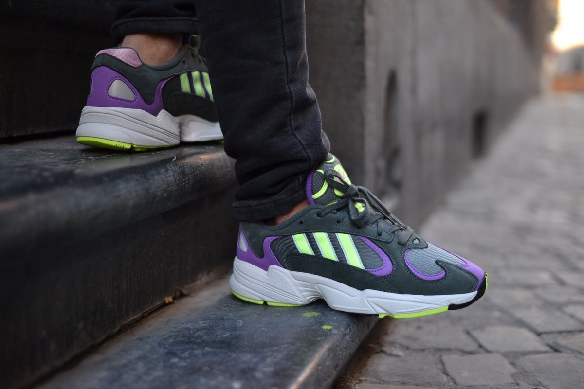 adidas yung 1 green purple