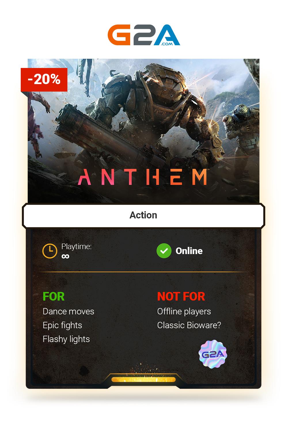 anthem g2a