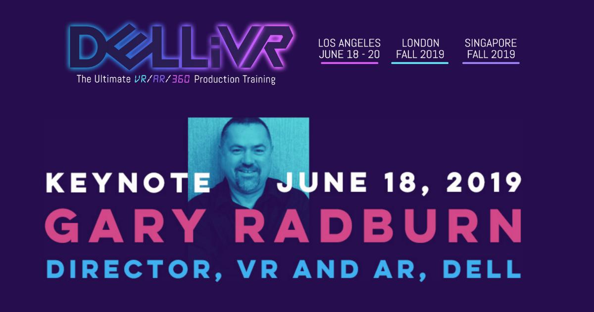 #DELLiVR News: <a href="/Dell/">Dell</a>'s Director of VR/AR, <a href="/VRGaryatDell/">Gary Radburn</a>, will provide a #keynote for the event in #LosAngles! Gary manages the team charged with developing and delivering #VR #AR technology. Join him to learn about his work with immersive media:bit.ly/2T38ScJ