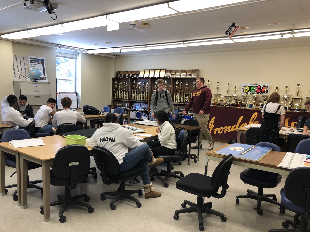 The <a href="/mndeca/">Minnesota DECA</a> State Career Development Conference is rapidly approaching! Irondale #deca students are getting ready to compete this weekend. #ReadyForIt