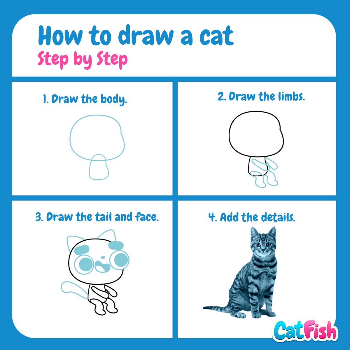 Hey guys! Here is a little tutorial for you to practice this weekend! 🤪
Show us your drawings in the comments! 🎨🖌
Have fun!!! 😹😽
#CatFishGame #howtodraw #cats