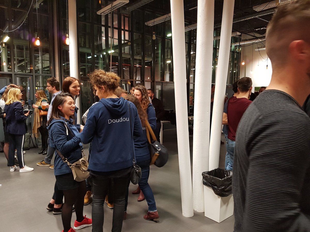 valeryhapiot's tweet image. #afterworkfun 
Mais doudou dis donc ! Super moment à @euratechnologie 😉
#MBADMB #fun