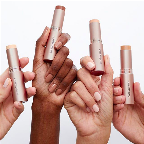bareMinerals's tweet photo. Fresh faced. Get ready to show your best skin yet with COMPLEXION RESCUE Hydrating Foundation Stick SPF 25, now at your favorite @ultabeauty. #StickWithClean #CleanBeauty https://t.co/eZgEEhMUZ2
