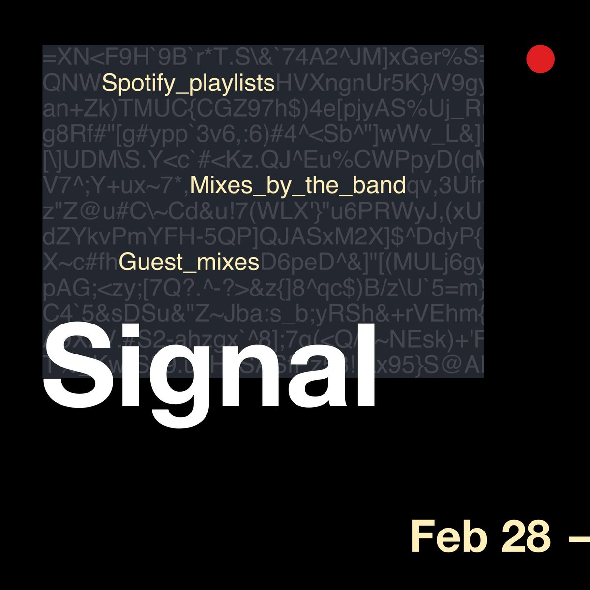 We are starting our series with a one-hour journey guided by Sasha through hazy fields, gloomy catacombs, icy deserts and empty cities. 
Total escapism as it is.  mixcloud.com/IWFYLS/signal-…