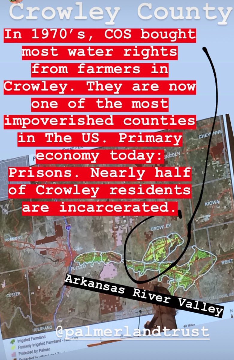 Yes! Regional collaboration AND accountability. @palmerlandtrust recently spoke about the impact Colorado Springs has had on the economy of Crowley county #19CHSUnplugged