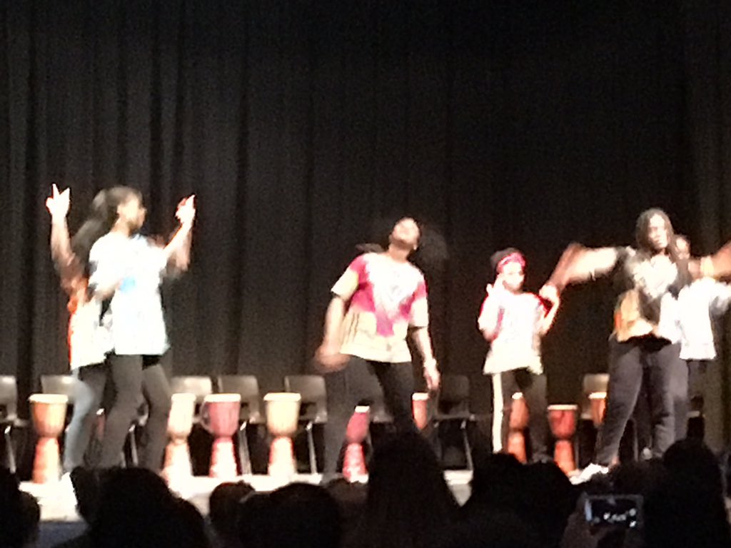 Senior dance troupe <a href="/ImmaculataOCSB/">Immaculata High School</a> celebrating #bhm
