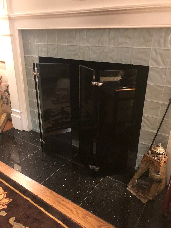 Custom fireplace screen! Available in multiple colors. Call today!