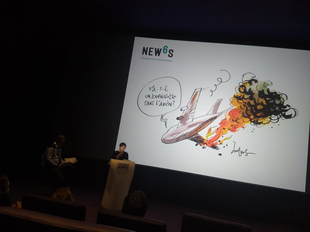 C'est parti pour la soirée du Prix du Journalisme constructif au @WhiteCinema_BE 
#New6S