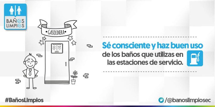 100 de cada 100 personas prefieren utilizar el baño limpio. ¡La cultura también viene de tu casa! #BañosLimpios