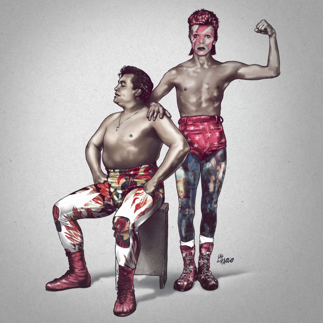 #JuanGabrielFeatDavidBowie #fabciraolo 
¿Que nombre le pondrían a esta canción?