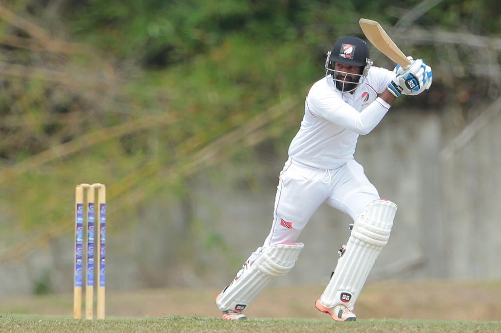wiplayers's tweet photo. #TTVWIN STUMPS DAY 1. Trinidad and Tobago Red Force 254/6 (90). Khary Pierre 80*, Imran Khan 71*. Sherman Lewis 3/54. https://t.co/Ztm4z9GG0K