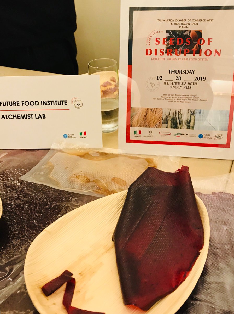 Iaccw_La's tweet photo. Food innovation and #SeedsofDisruption with the #FutureFoodInstitute #RenewalMill #NimaSensors #Faceto #AlchemistLab
@TasteTrue
at Savor Italy https://t.co/8ykQWiAx9E