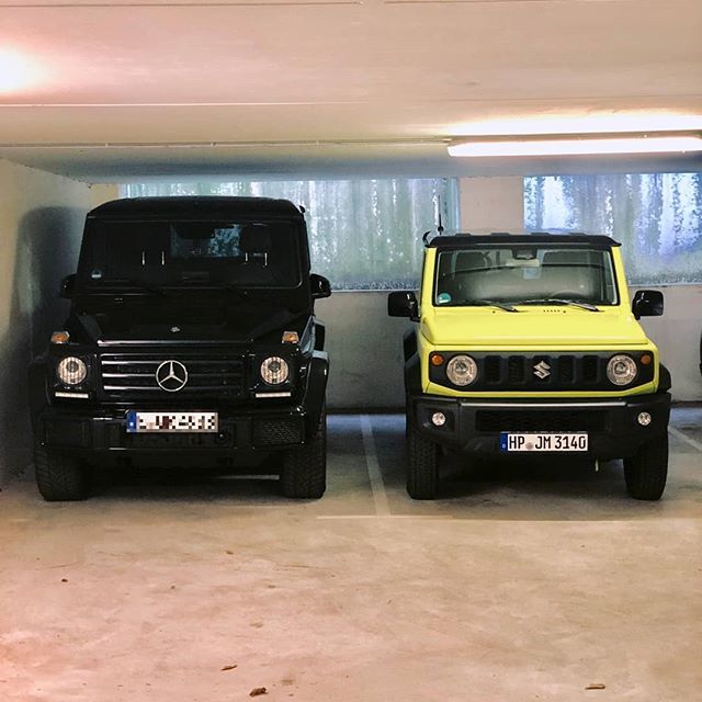 Autogefuhl Which One Would You Go For Mercedes G Class Or Suzuki Jimny Also Consider The Price Gclass Gklasse Mercedesgclass Mercedes Suv Suzuki Suzukijimny Jimny Jimny19 Jimnyoffroad Jimny18 Suzukiclub