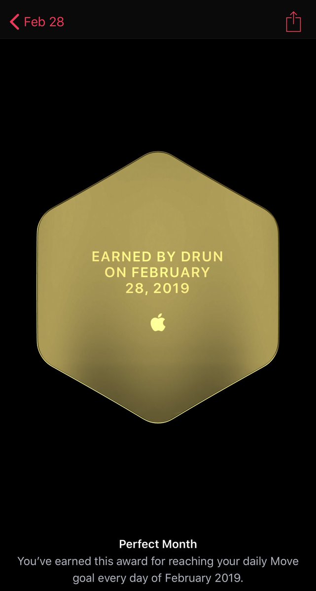 drun007's tweet image. Another #PerfectMonth #PerfectFebruary #CloseYourRings #AppleWatch