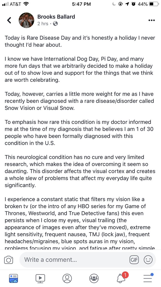 tatum_ballard's tweet photo. WORTH THE READ: @brooksballard25 is the strongest and most inspirational person I know... even in times of great trial he is learning and growing #NationalRareDiseaseDay #visualsnow https://t.co/DqA7zcLQwu
