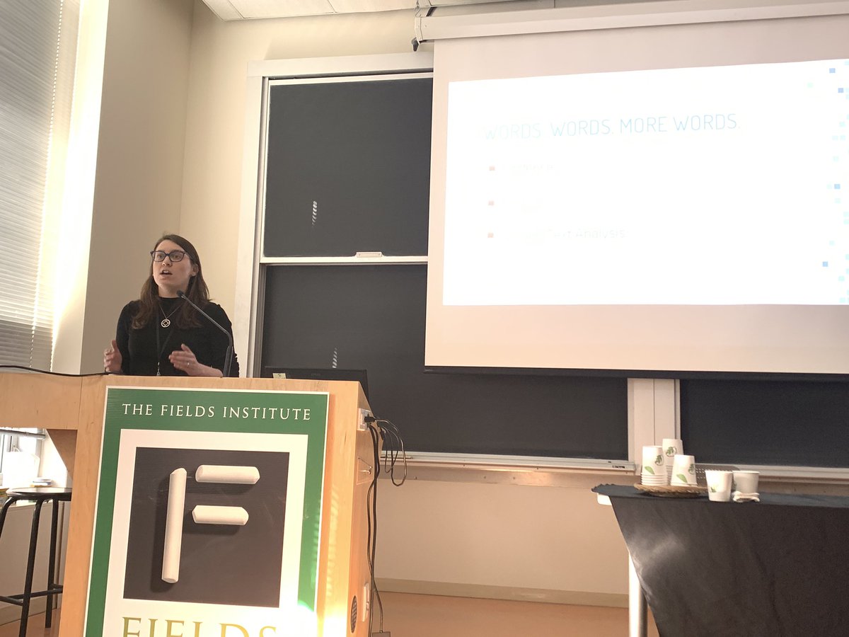 kalanicraig's tweet photo. @nolauren calling at #FieldsDH for a visual turn from #twitterstorians based on centering visual culture, harnessing visuals in communication, recognizing diff b/w computer vision and comp text analysis, and using vis for analysis not just comm. https://t.co/OMD1VLKP1J