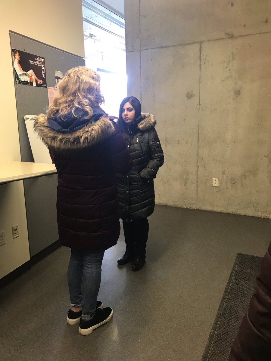 casperunleashed's tweet photo. Student reporters in action! #spontaneousinterviews #J202 #lab305 #scavengerhunt #uwmadison https://t.co/iGUG0ta1dR