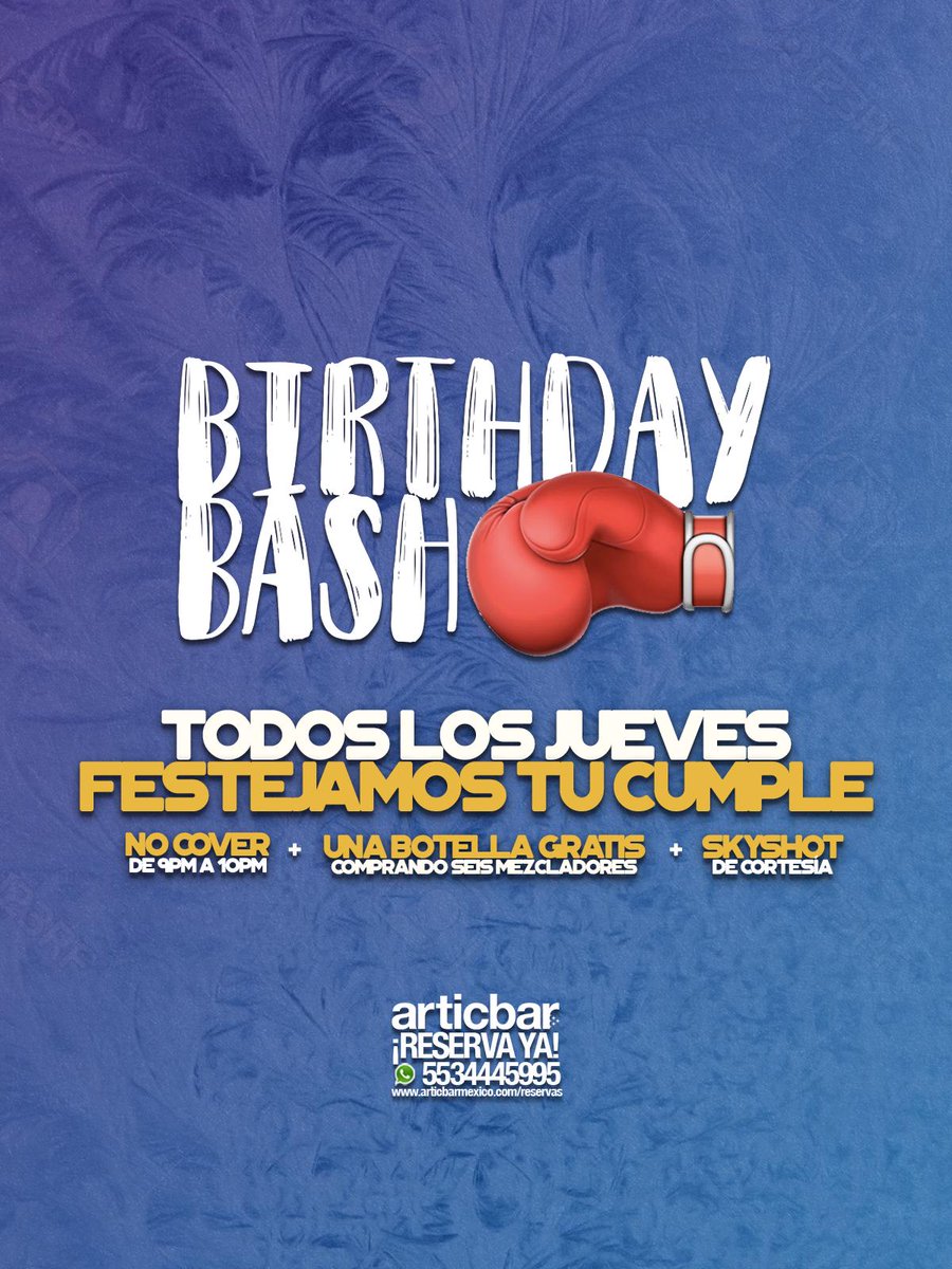 ¿Aún no sabes donde festejar tu cumpleaños? ¡Seguro esta promoción te interesará mucho! 🎉🎉

articbarmexico.com

#Cumpleaños #PromoCumple #BeArtic #BeCool #Condesa #Antro #Bar #Exclusivo #ArticBar #IceBar #Único #CDMX