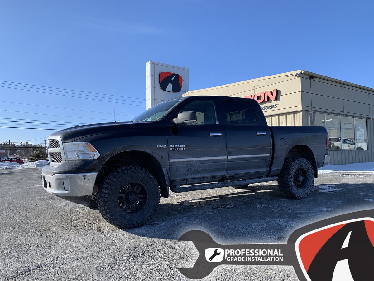 actioncar_truck's tweet photo. 2016 Ram with a 4" Rough Country Lift, 35" Ginell GN3000 Tires and 17" Ion wheels installed by our store in Charlottetown, PE
#professionalgradeinstallation #roughcountry #ginell #ion #ram #liftedtruck #installedbyaction #charlottetown #actioncarandtruck https://t.co/P8sjHQZtGm