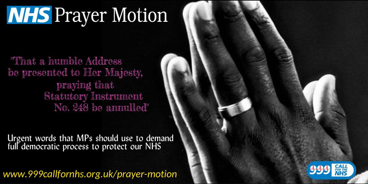 Please ask your MP to join the #NHSPrayers and stop big changes to the NHS being "quietly" introduced into law... #NHSDevious <a href="/AdrianLester/">Adrian Lester</a> <a href="/JonathanPieNews/">Jonathan Pie</a> <a href="/PeterStefanovi2/">Peter Stefanovic</a> <a href="/ThePublicMatter/">Public Matters</a> <a href="/bbchealth/">BBC Health News</a> <a href="/BBCBreaking/">BBC Breaking News</a> <a href="/BBCHughPym/">Hugh Pym</a> <a href="/GdnHealthcare/">Guardian Healthcare</a> <a href="/chunkymark/">ARTIST TAXI DRIVER</a> 

bit.ly/MPPrayerMotion