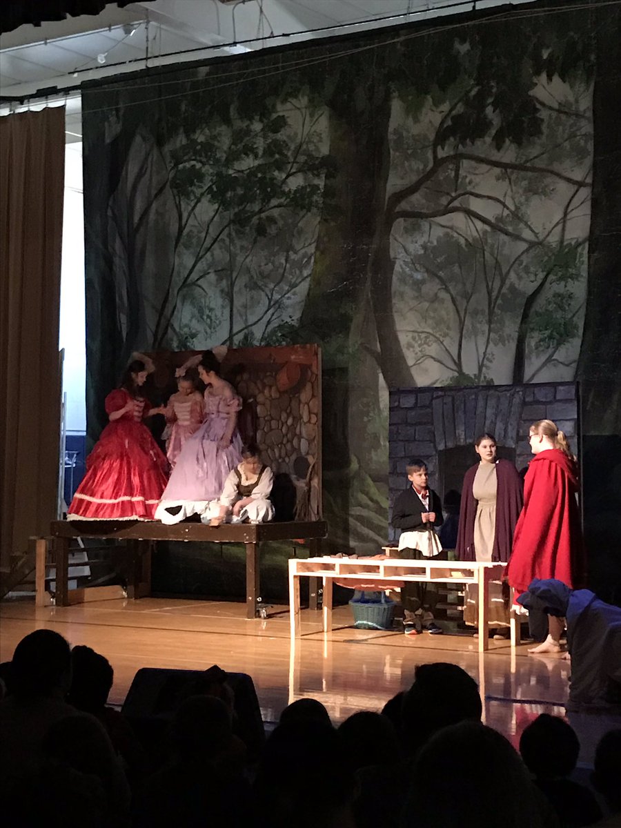 MiddleSchoolWS's tweet photo. “Into the Woods” began today! Our middle and upper school students put on a spectacular performance for our entire school this afternoon! #musical #highschoolmusical #intothewoods #GratefulforWoodlynde https://t.co/CoBDHsVECw