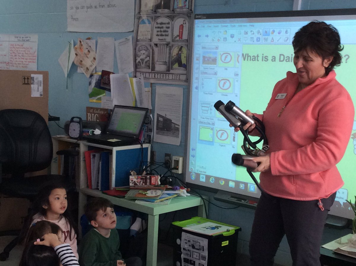 MissRSmith's tweet photo. Thank you to Mrs. Karl for the interactive and informative presentation today on Dairy education. ๐ฅ ๐ฎ #mootiful https://t.co/bvWtbf12l8