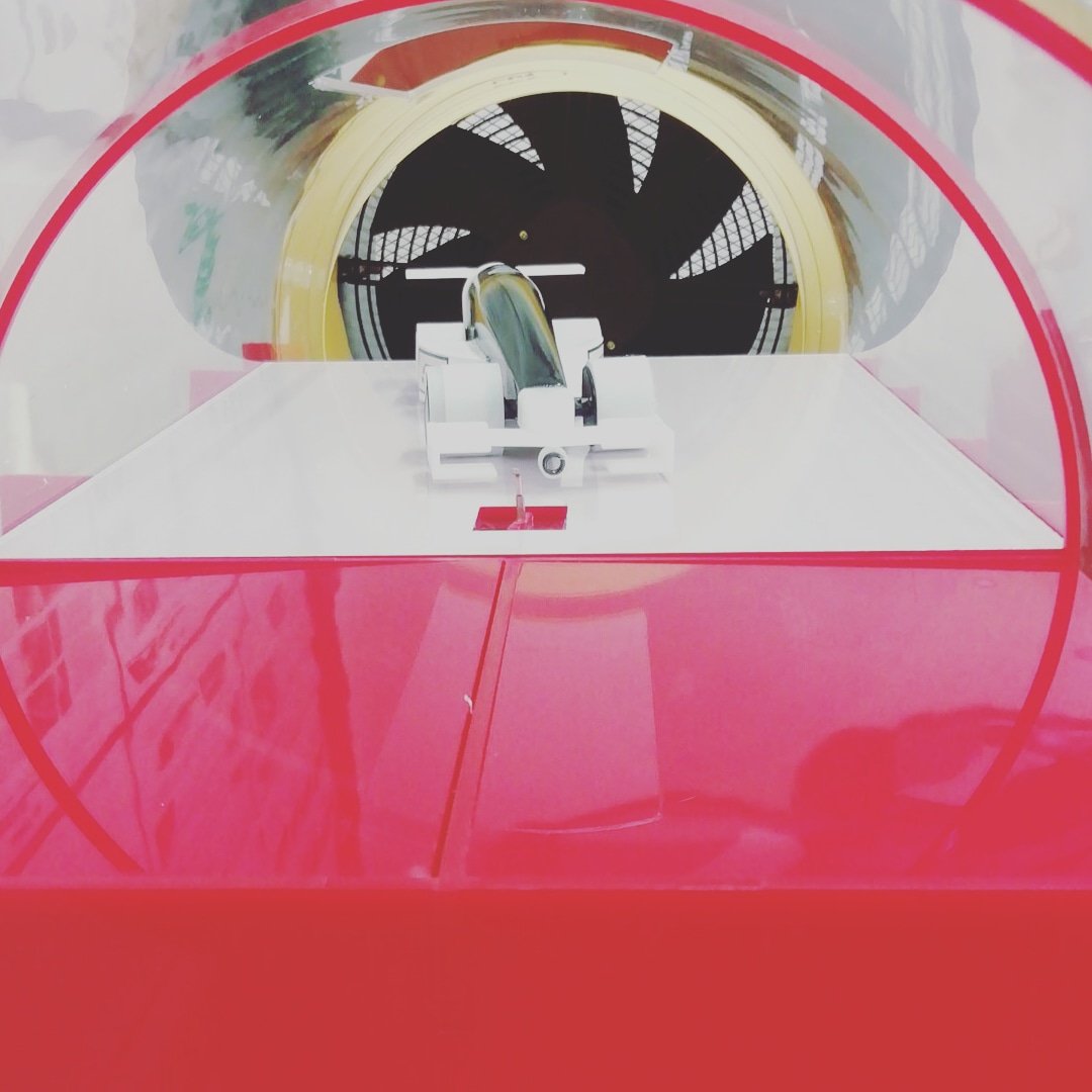 Wind tunnel up and running, doing some quick tests on the last year's nationals car #windy #F1Testing #JustF1DriverThings #f1inschools