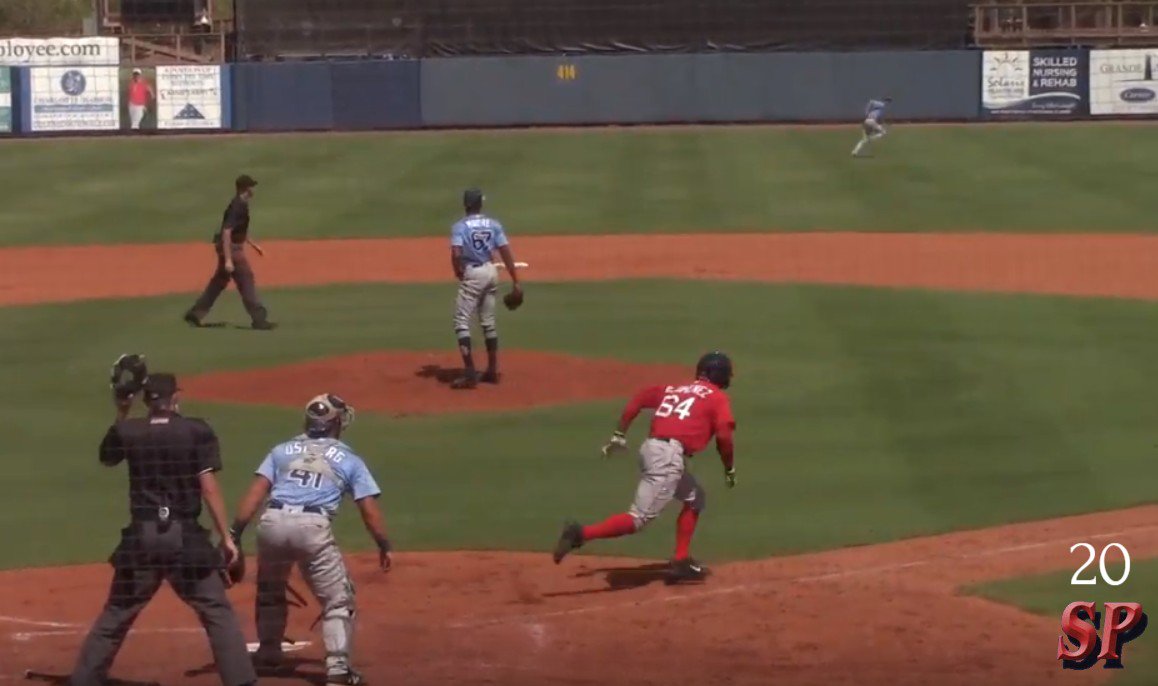 SoxProspects's tweet image. Gilberto Jiménez was the Red Sox' Latin Program Player of the Year in 2018 and we rank him No. 20 in the #SP40. In his debut, he hit .319 with electrifying speed, leading us to "dream on a potential everyday player." #SoxProspects
📷 @ProspectsLive
soxprospects.com/players/jimene…