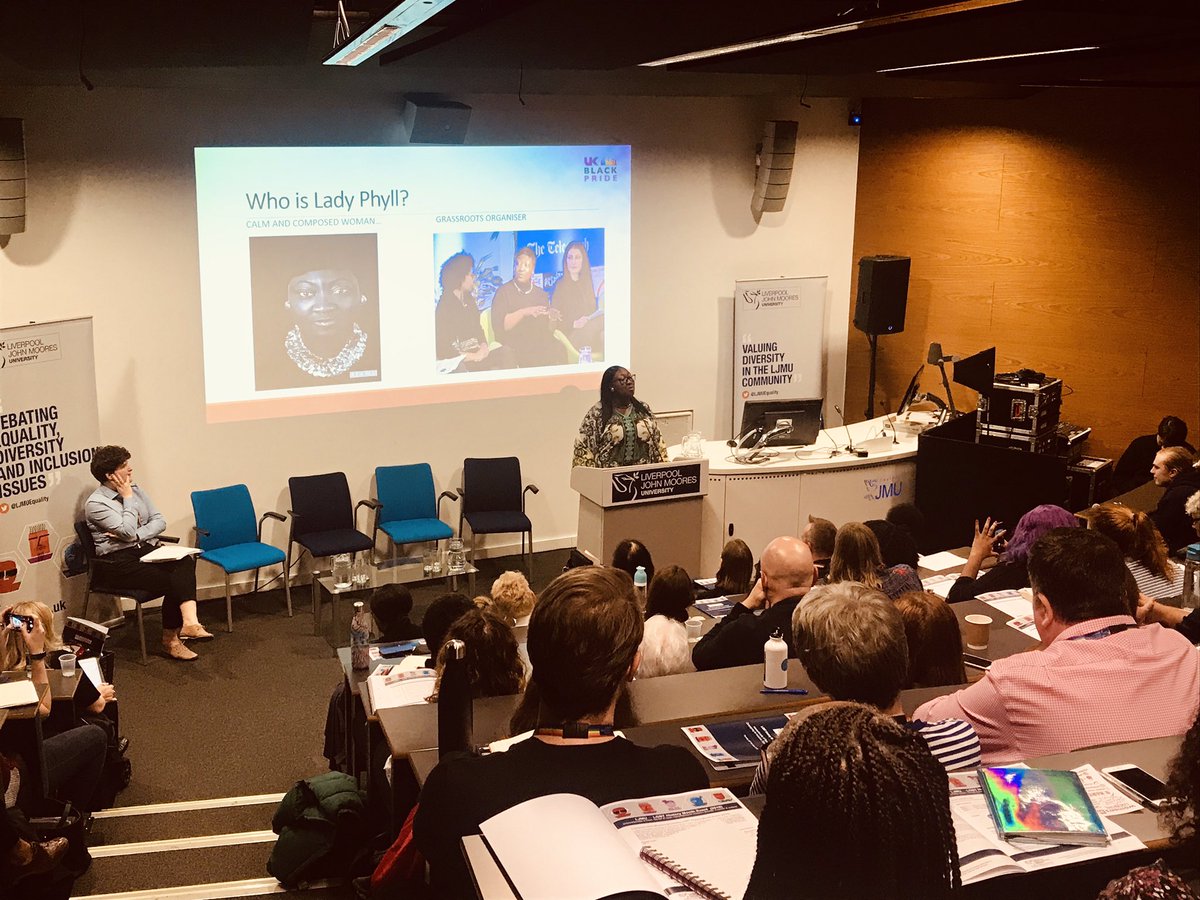 We’ve had a fantastic day celebrating this years <a href="/LJMUEquality/">LJMUEquality</a> LGBT History Month Event, with a sensational talk delivered by our inspirational keynote speaker <a href="/MsLadyPhyll/">Phyll Opoku-Gyimah (Dr Lady Phyll)</a> #Inclusion #LGBTIQ+2019 ... “What will you do to support your LGBTIQ+ Community?”
