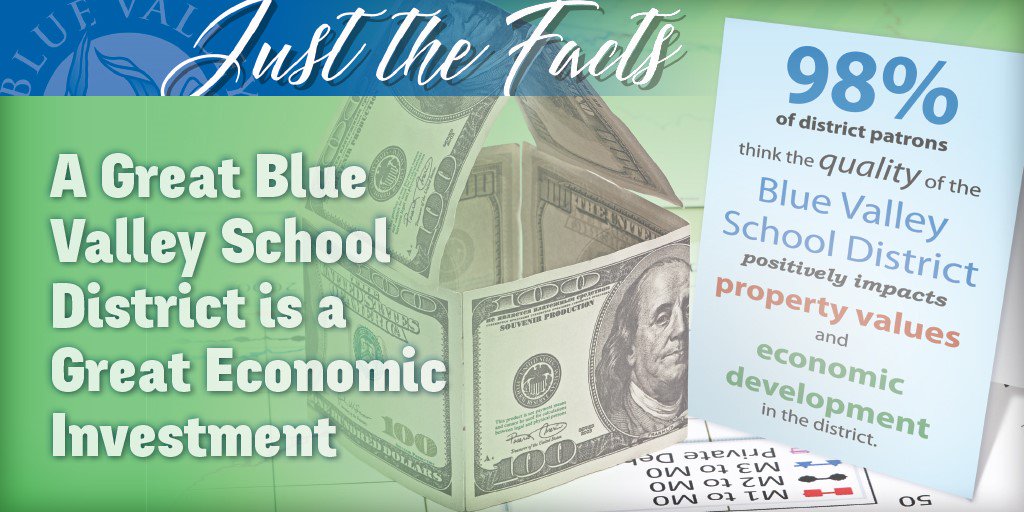 bvschools's tweet photo. In a recent patron survey, 98% said the quality of the district positively impacts property values. Realtors, business &amp; chamber leaders will say the same: BV is one of the greatest qualities we possess as a community. Source: Patron Insight #JusttheFacts #GreatEconomicInvestment https://t.co/l2nODOIo4a