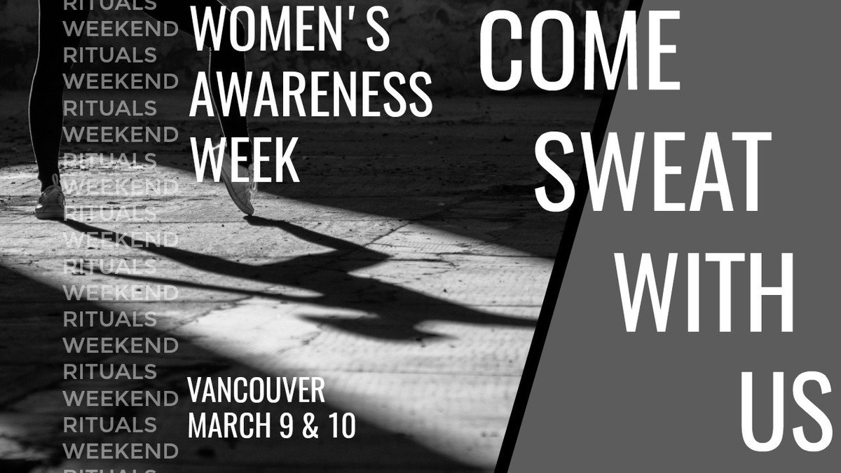 Sweat with us, as we #BalanceforBetter #IWD2019 <a href="/womensday/">Women's Day</a> in Vancouver with “Weekend Rituals” @AllCityAthletics <a href="/lagreewest/">Lagree West</a> <a href="/Ridecycleclub/">RideCycleClub</a> March 9 &amp; 10 Tix:  goo.gl/rRMdf3 @MiniBarBC #MinibarCanada