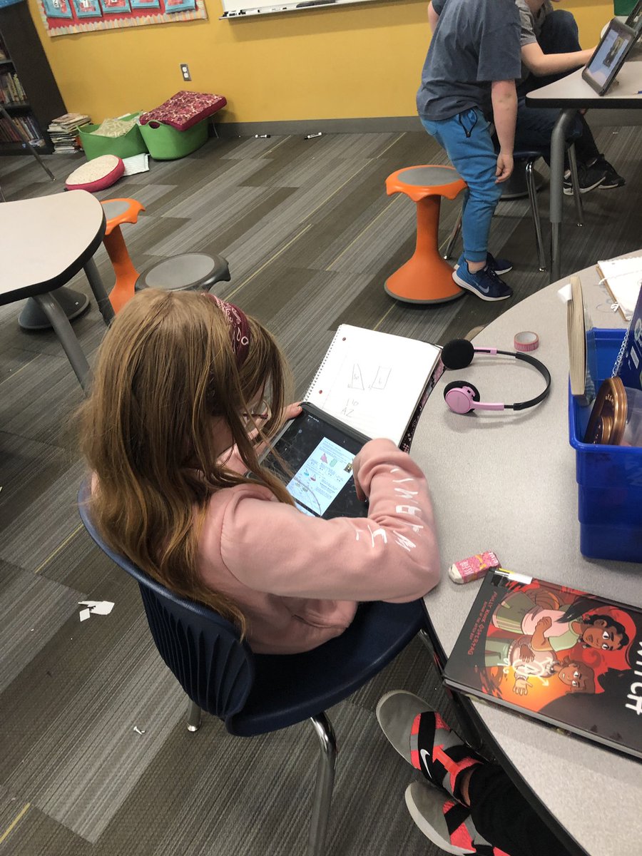 MrsLeftwichSMSD's tweet photo. Students are working to solve a whodunnit to practice geometry skills. @trailwoodsmsd https://t.co/1kBGf2LoSA
