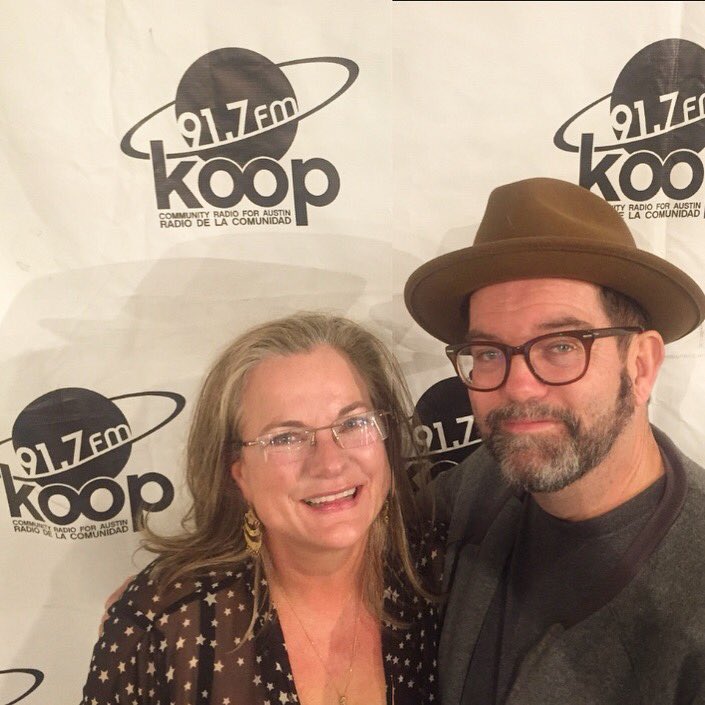 What a guy! Loved our time last evening with author, historian, art curator &amp; estate sale boss, #CarlMcQueary #WOTAwednesday @marthalouise14 <a href="/KOOPradio/">KOOP 91.7 FM</a>
