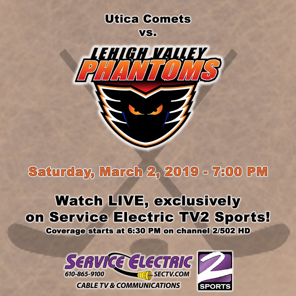 sectv's tweet photo. In addition to HS Basketball, we also have some @LVPhantoms Hockey, @LehighWBB vs. Lafayette, and the #PIAA 3A Regional Wrestling Championship airing TONIGHT on #SECTV!

Find the full up-to-date TV2 &amp; SE50 viewing schedules at https://t.co/nu0hxACzcT.  @TV2_Sports https://t.co/yvrfYgf1sF