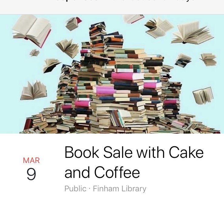 FinhamLibrary's tweet photo. #supportyourlibrary #libraryfundraising #community #booksale #covhour https://t.co/wLiJuCjVNT