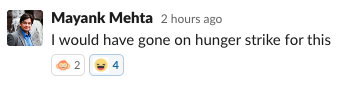 HandstandSam's tweet photo. My teammate @Mayank_Mehta is awesome, and a huge proponent of using #Kotlin Coroutines.  We were discussing our use of Coroutines for the last year, even while in experimental, and he said "I would have gone on hunger strike for this" 😂  Agreed. Coroutines are 💯 #AndroidDev https://t.co/gZ9TNdDc0C