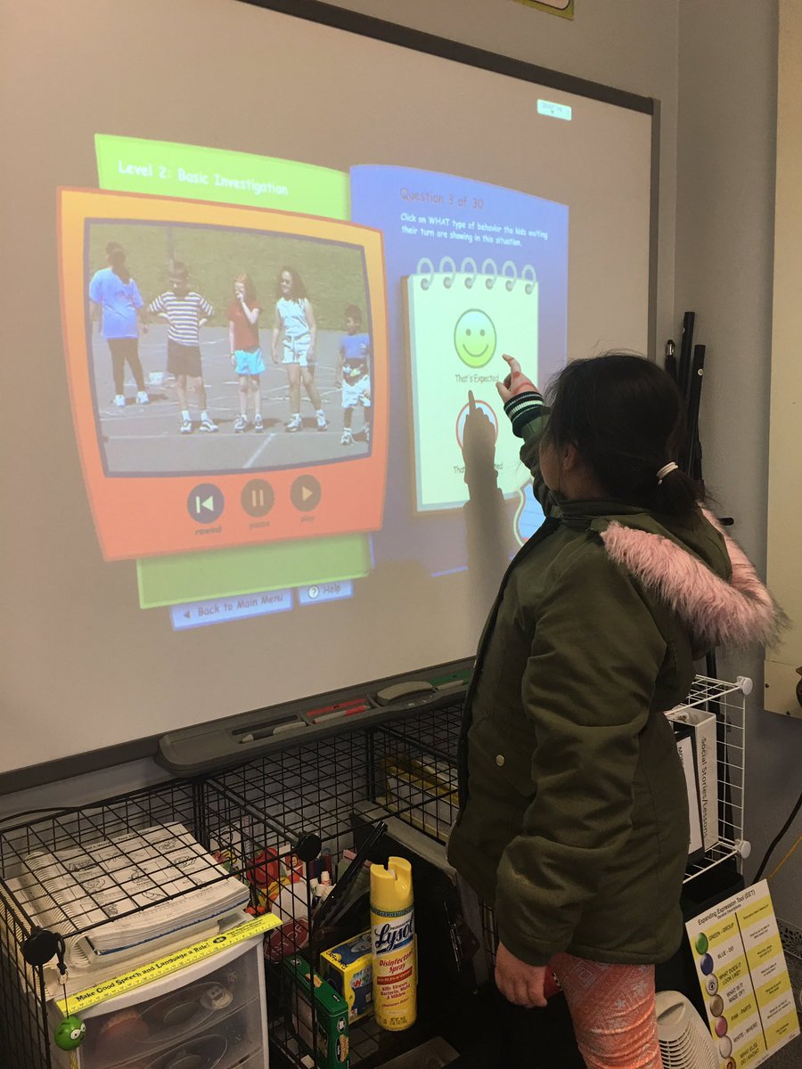 SLPVal's tweet image. #socialdetective working on (un)expected while using the game version makes learning social skills fun! #ACSinnovation #DLDay #TSEspeechfun