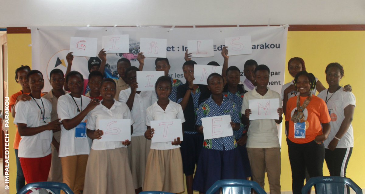 keoubougoupi's tweet image. Girls In STEM 😊 💪🏾

#GirlsInSTEM #GirlsInTech #ImpalaEdTech #EdTech #DigitalSkills #BeninNumerique #wasexo #sdg4 #sdg5 #Tech4Dev #DigitalLiteracy #21centuryskills

@ImpalaBridge @numeriquebenin @adnbenin @MTNBenin @unfpa_benin @UNICEF_Benin @Makeblock @VIADonBosco @EnabelauBenin