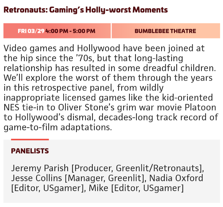 RightOnChime's tweet photo. It's weird seeing my name on an official @Official_PAX East page. But, there I am, times THREE! If you're going to #PAXEast, you should come attend my AWESOME panels, featuring some of the coolest people I know. Gotta rep that @greenlitcontent and @ProfessorChime ! #PAXEast2019 https://t.co/opPiKBVlbu